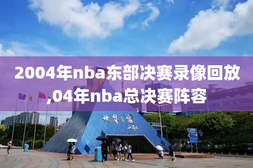 2004年nba东部决赛录像回放,04年nba总决赛阵容