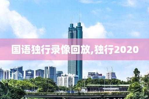 国语独行录像回放,独行2020