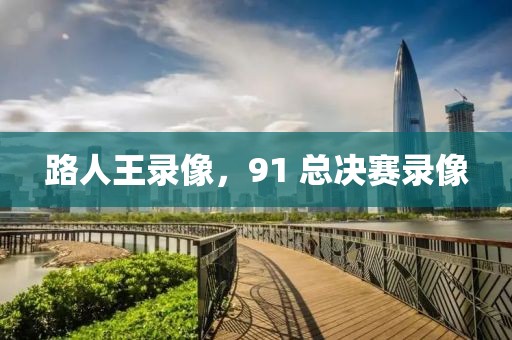 路人王录像，91 总决赛录像