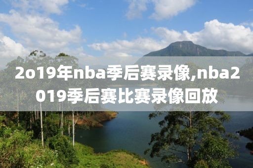 2o19年nba季后赛录像,nba2019季后赛比赛录像回放